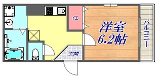 Flower尼崎の物件間取画像